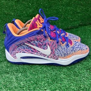 Nike KD 15 90s Kid Basketball Shoes Purple Orange Blue Mens DM1056-400